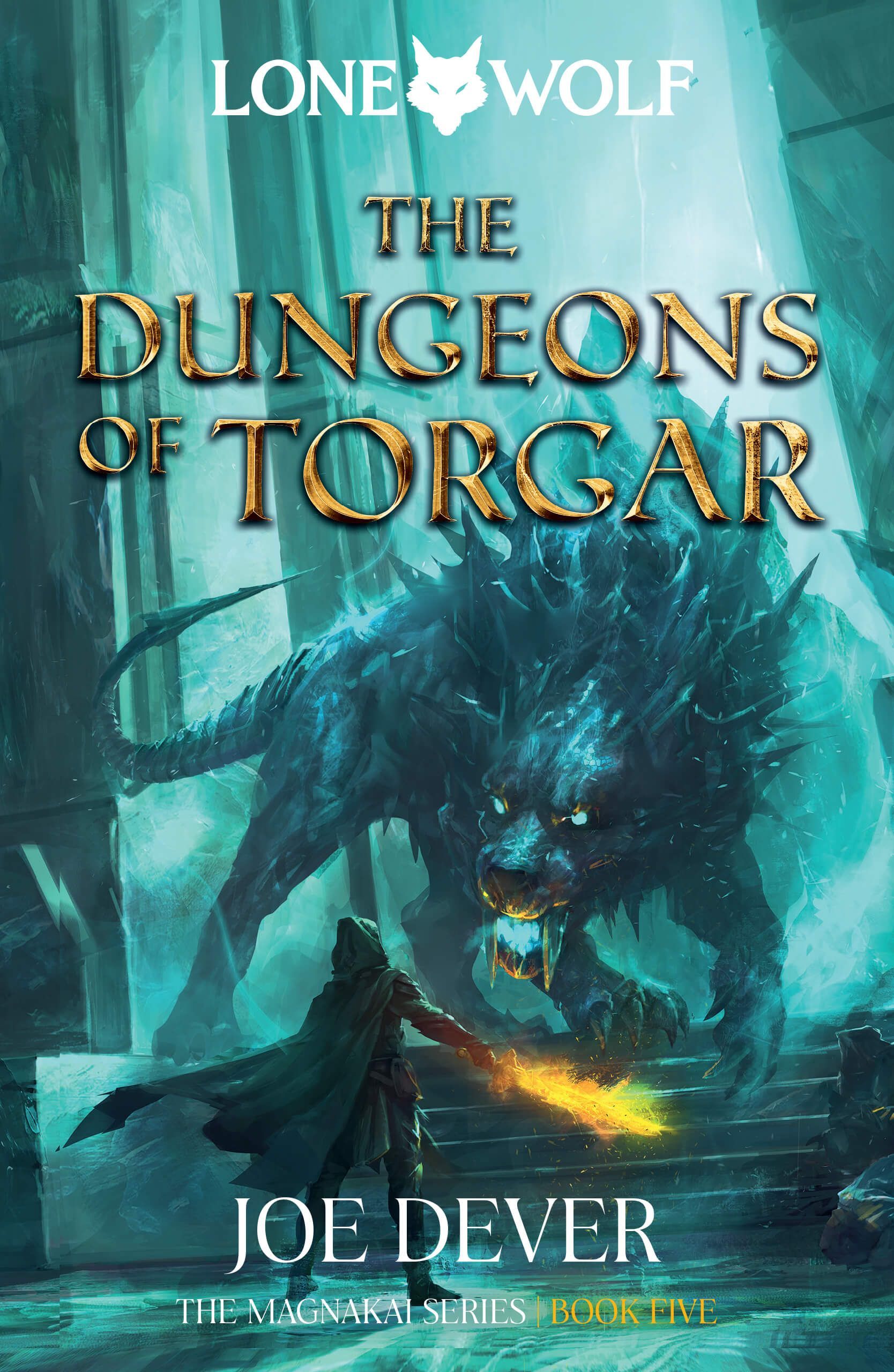 Full Colour Dust Jacket The Dungeons of Torgar: Lone Wolf #10 - HARDBACK