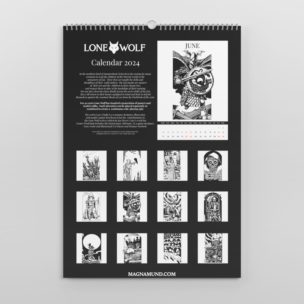 Lone Wolf Calendar 2024