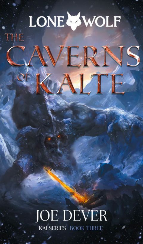 Full Colour Dust Jacket The Caverns of Kalte: Lone Wolf #3 - Definitive Edition (Hardback)