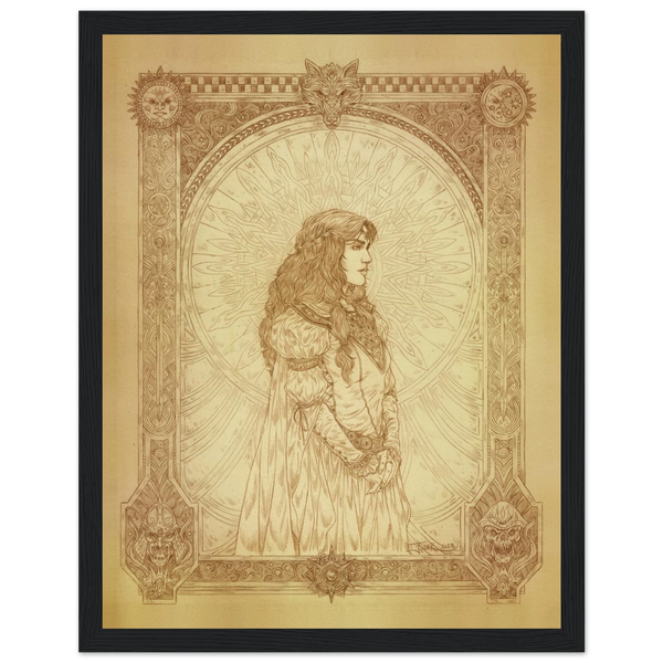 Madelon — Sepia portrait by J. E. Fuller