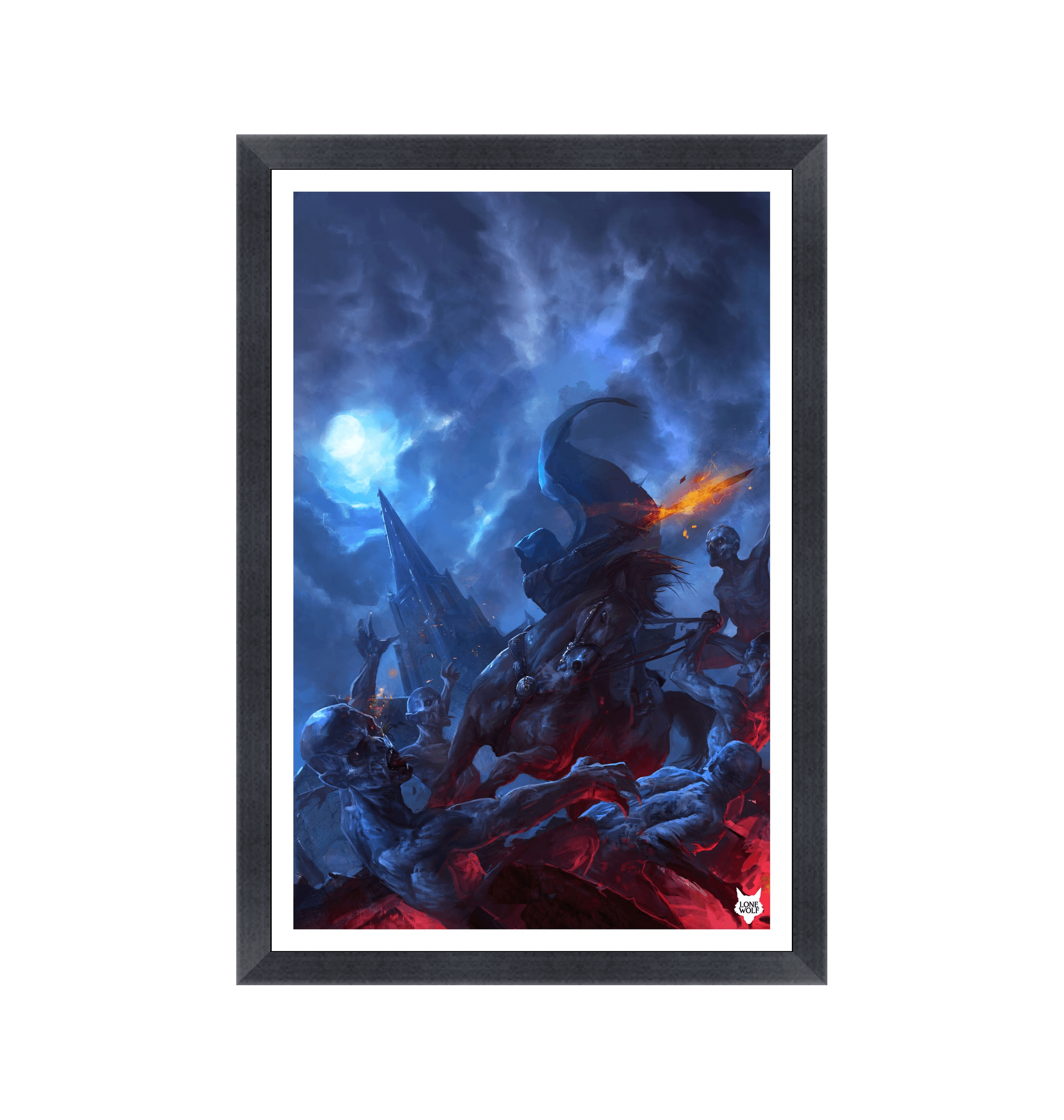 Black Frame Fine art print Front