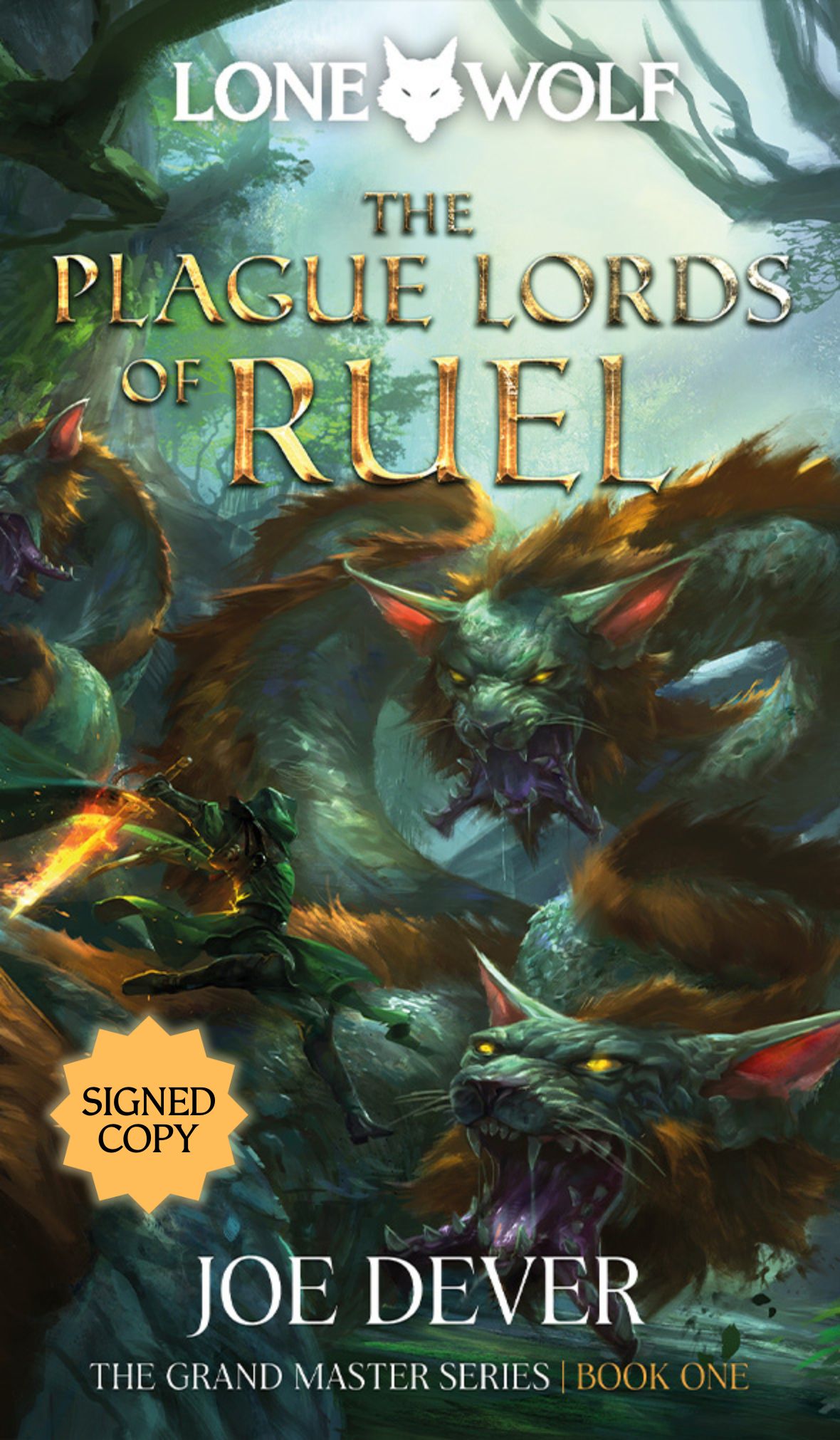 The Plague Lords of Ruel: Lone Wolf #13 - LIMITED SIGNED HARDBACK