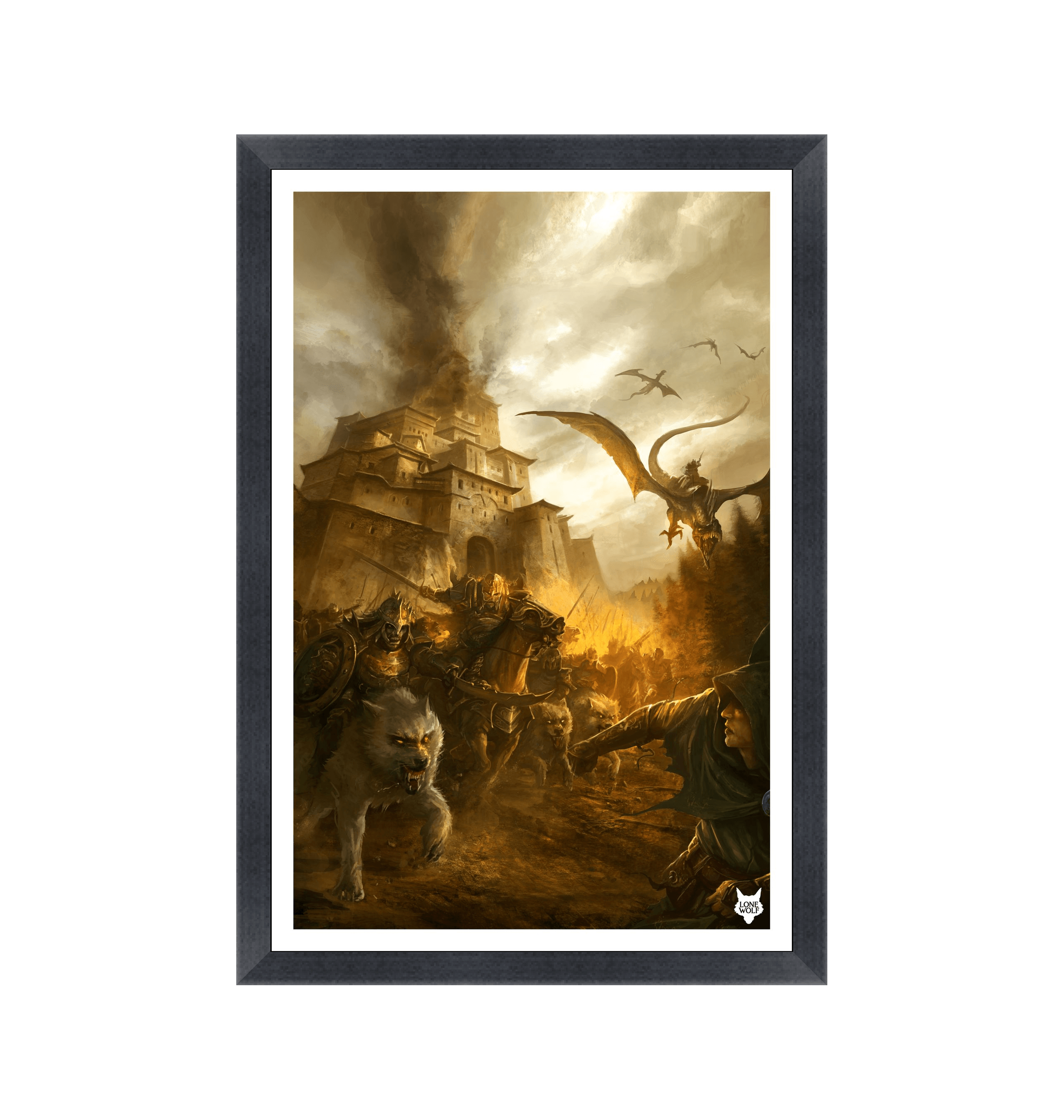 Black Frame Fine art print Front