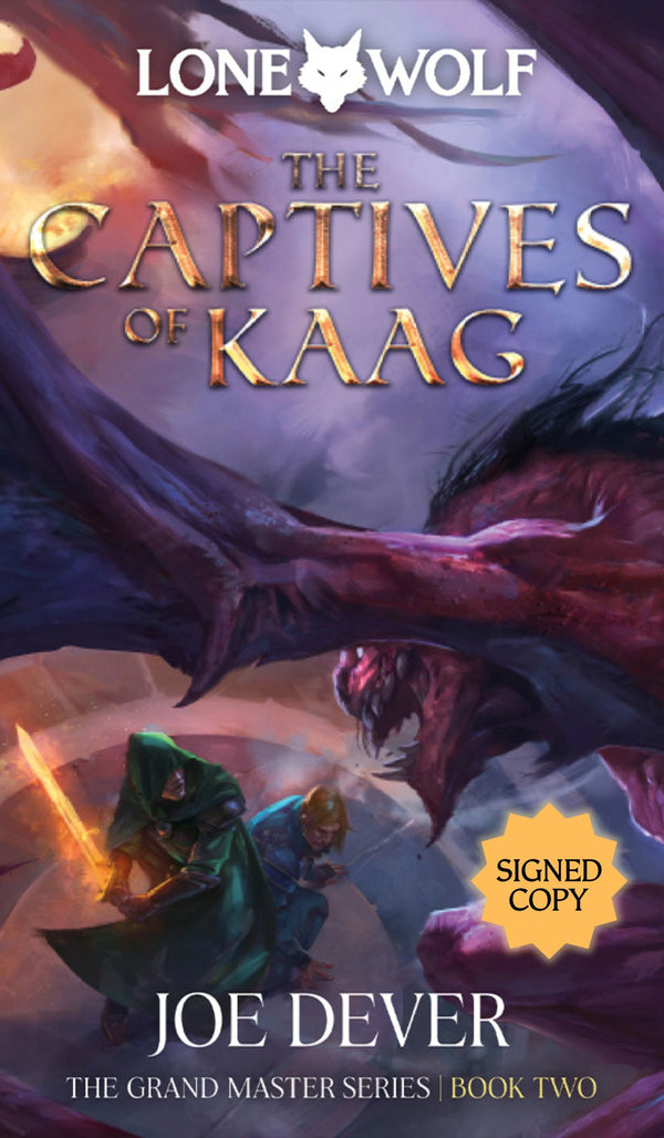 The Captives of Kaag: Lone Wolf #14 - LIMITED SIGNED HARDBACK