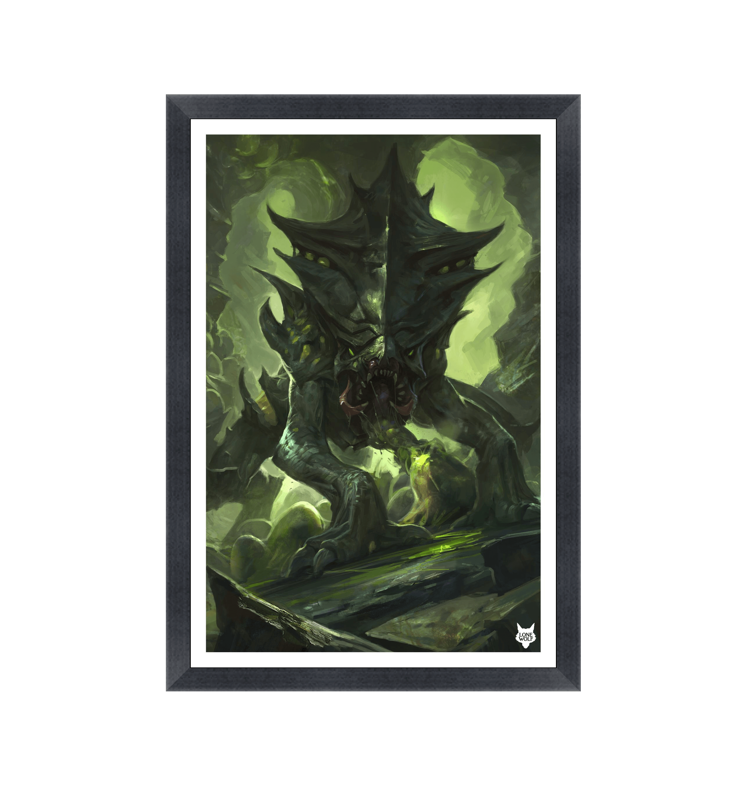Black Frame Fine art print Front