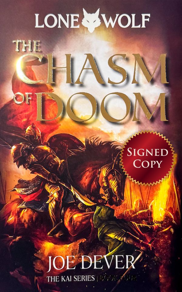 The Chasm of Doom: Lone Wolf #4 - LIMITED SIGNED HARDBACK