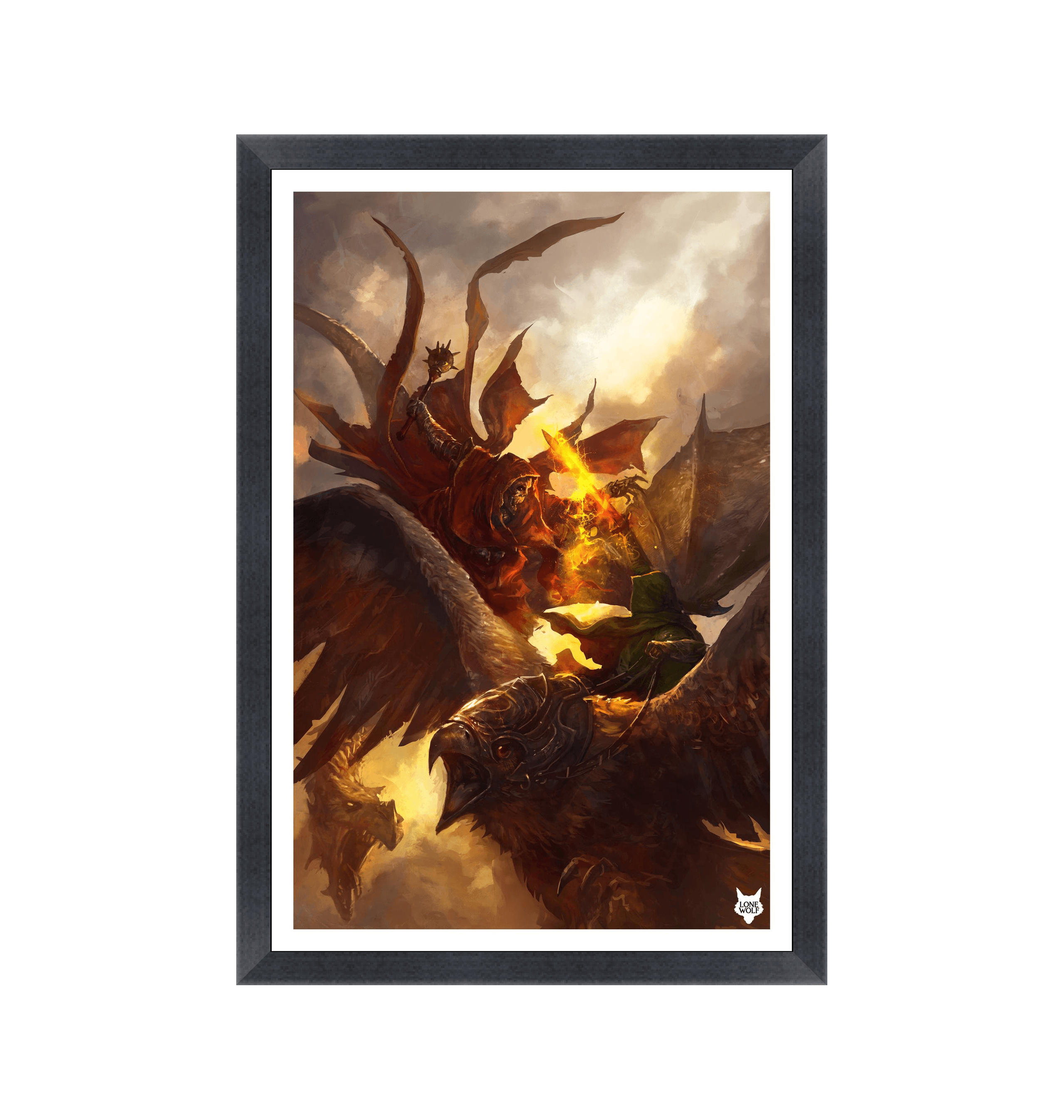 Black Frame Fine art print Front