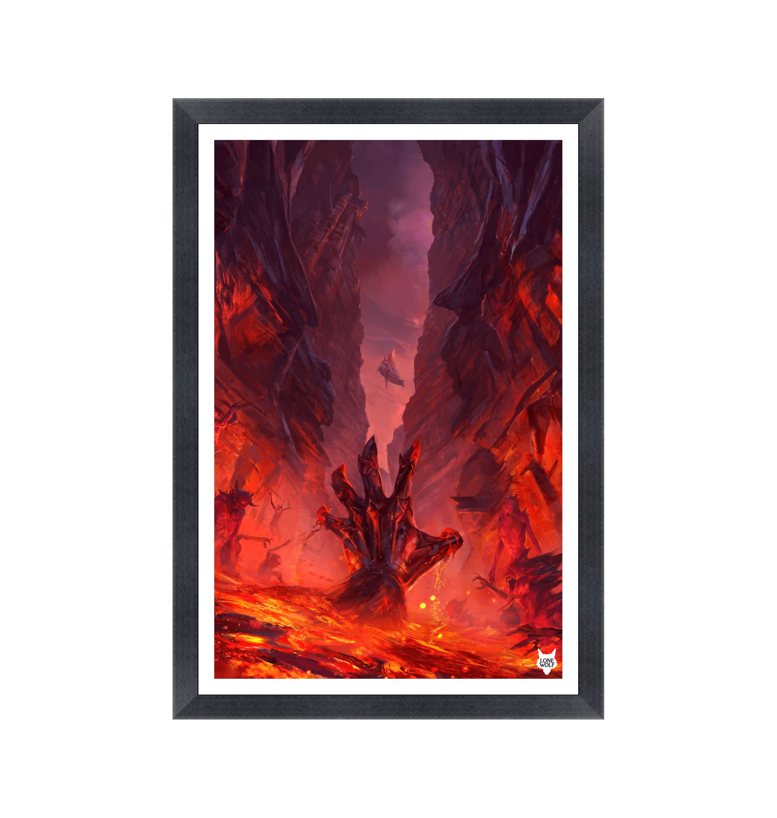 Black Frame Fine art print Front
