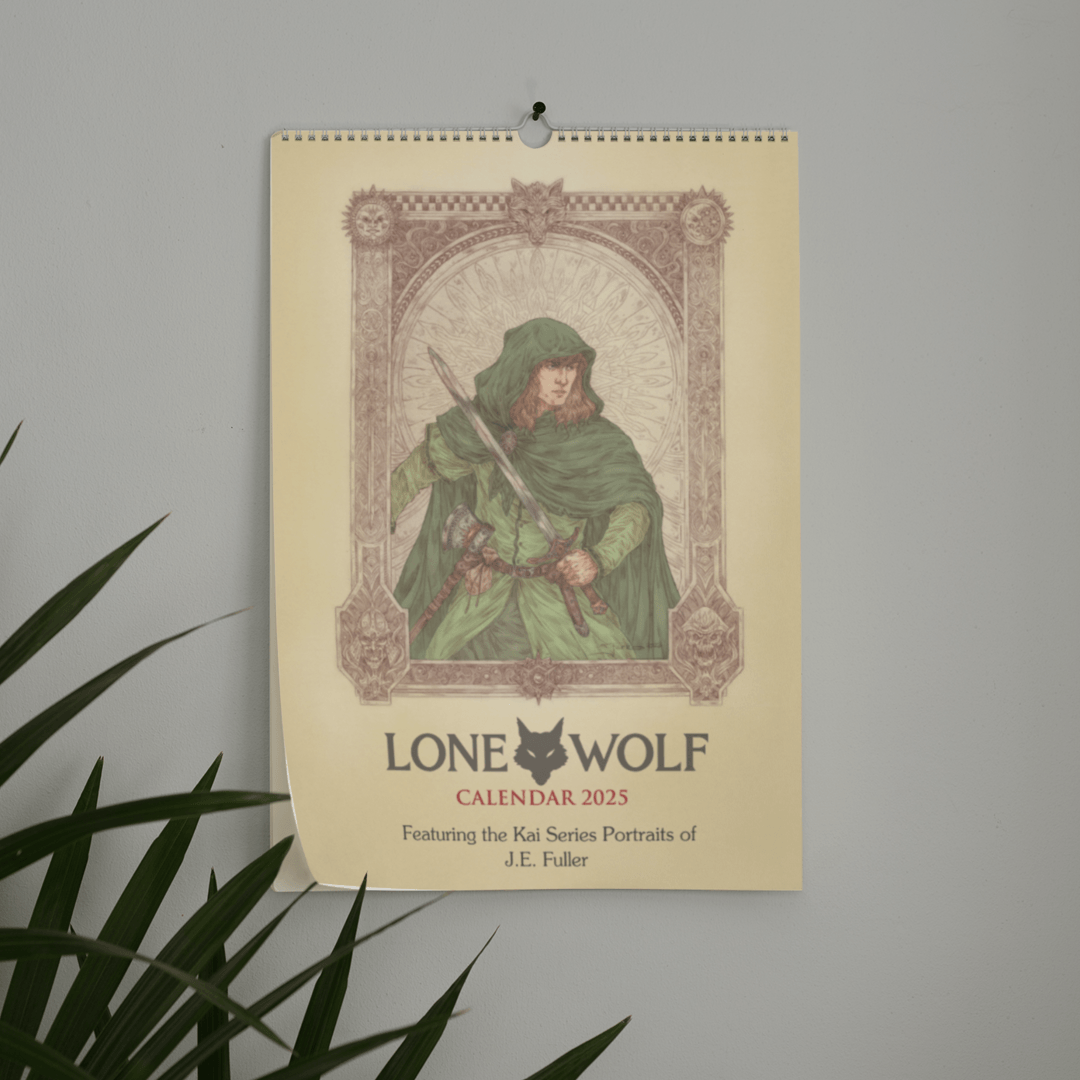 As Shown Lone Wolf Calendar 2025 - J.E. Fuller Kai Portraits