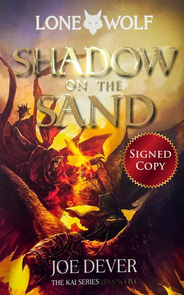 Shadow on the Sand: Lone Wolf #5 - LIMITED SIGNED HARDBACK