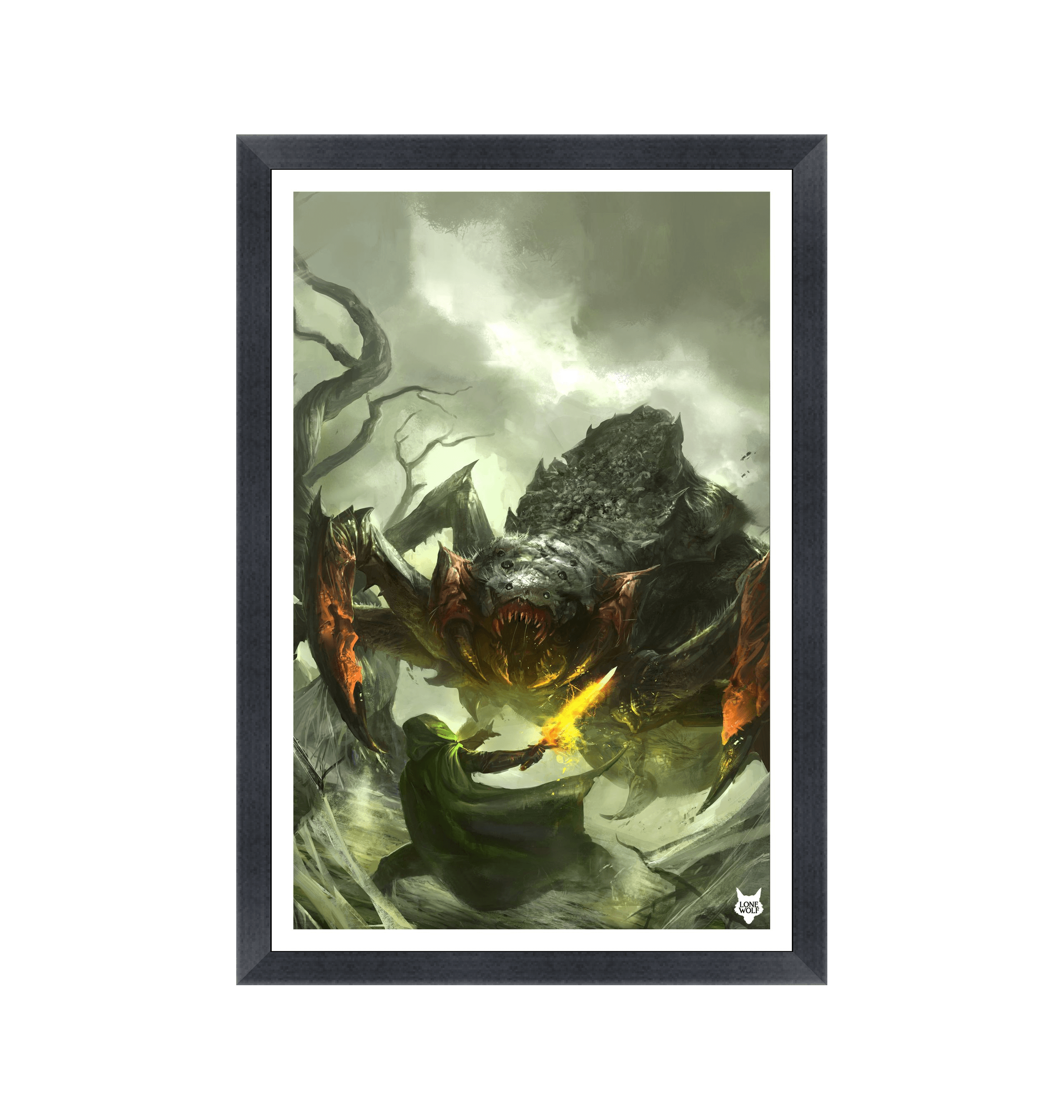 Black Frame Fine art print Front