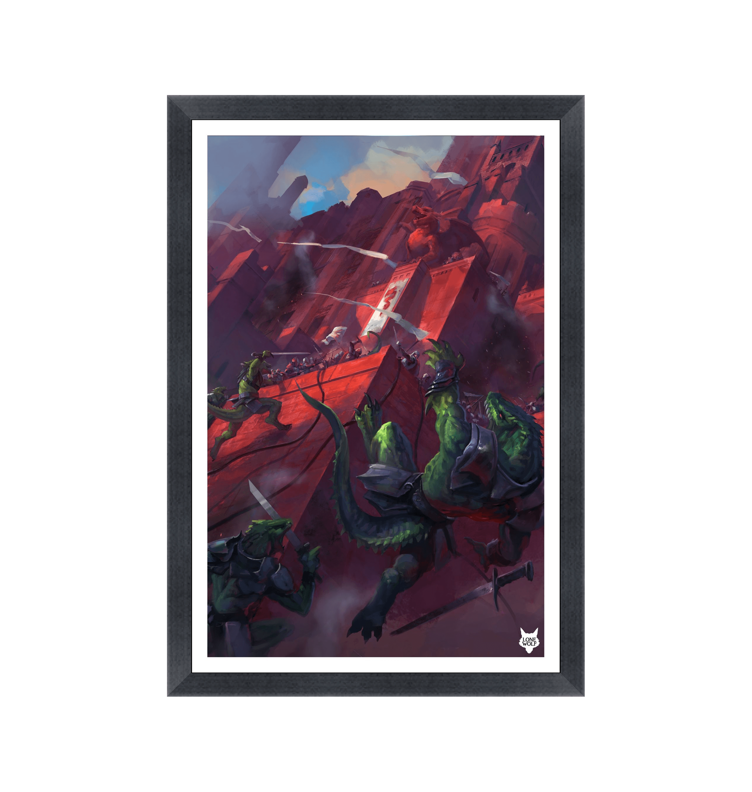 Black Frame Fine art print Front