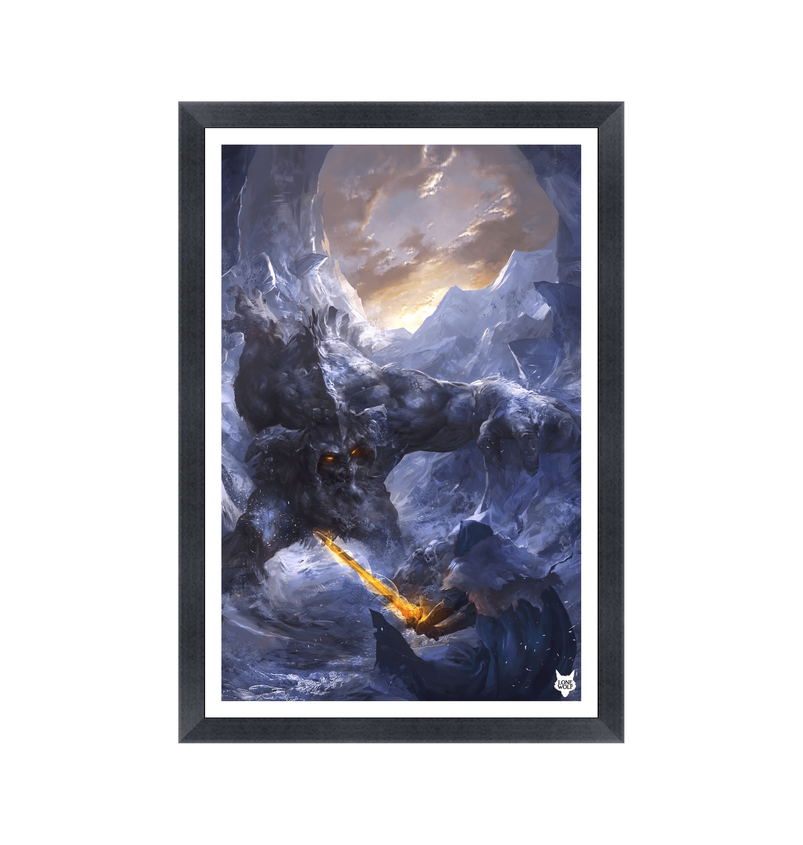 Black Frame Fine art print Front