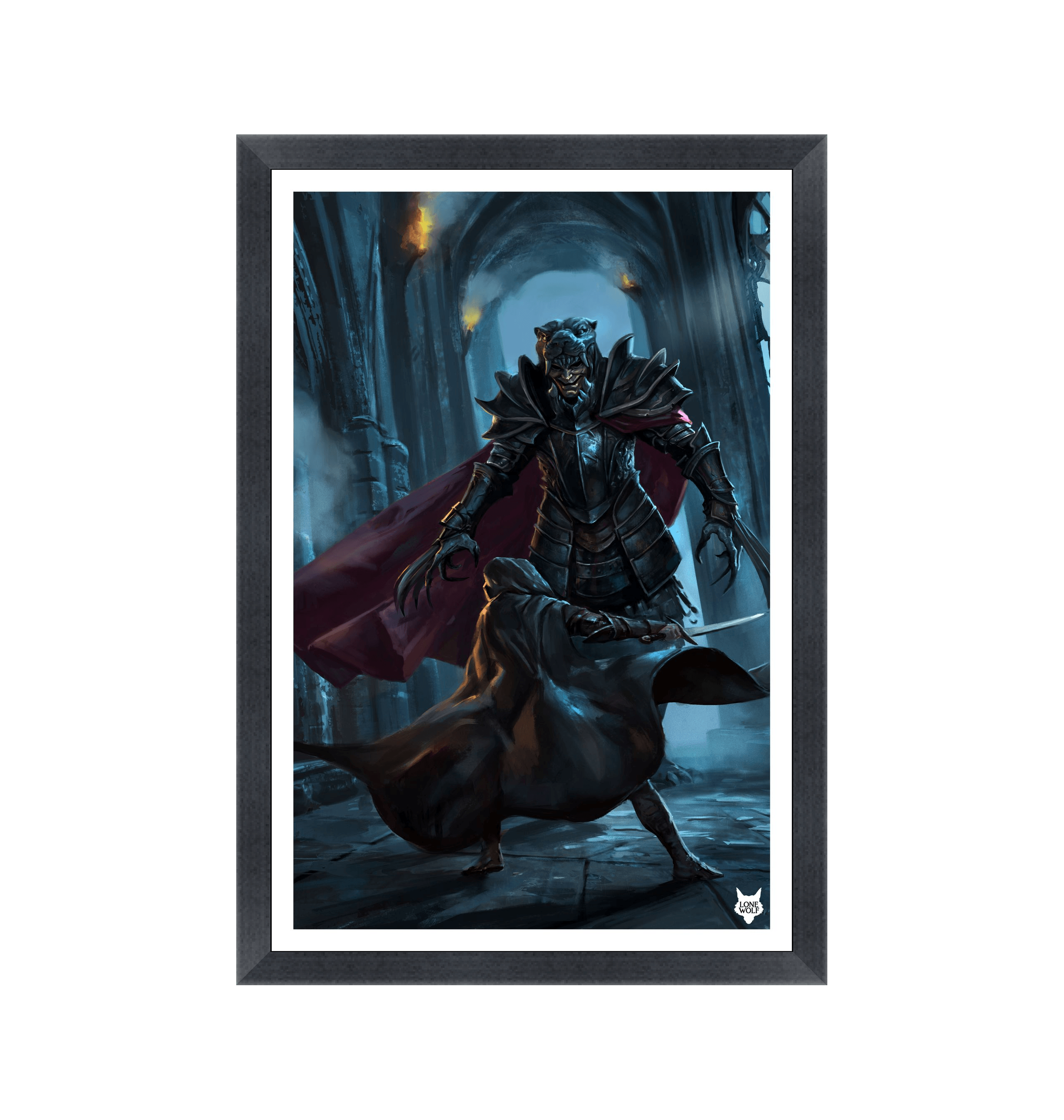Black Frame Fine art print Front