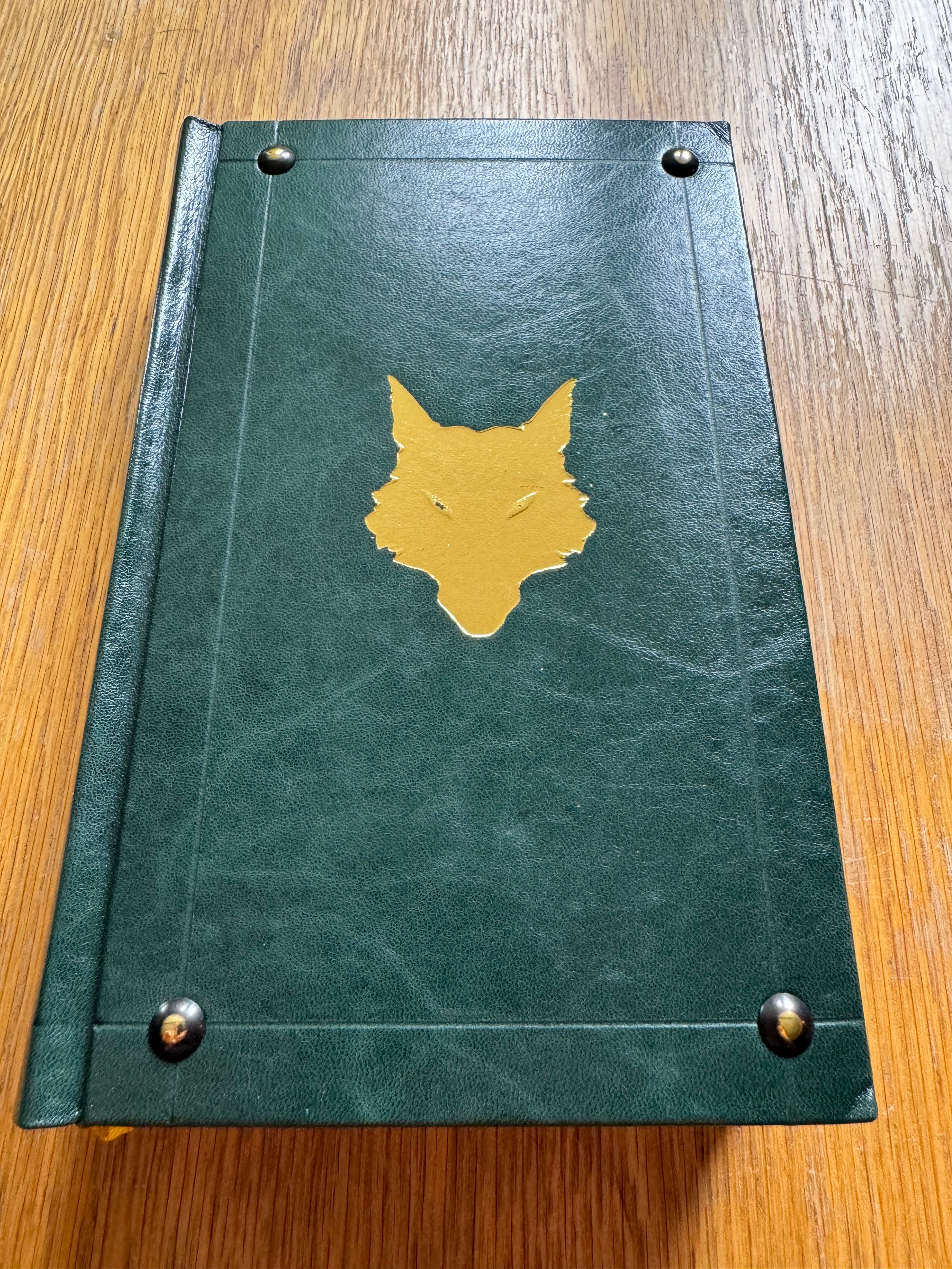 AUCTION: 1 of 10. Lone Wolf: Flight From The Dark. Special Hand-bound Leather Edition.