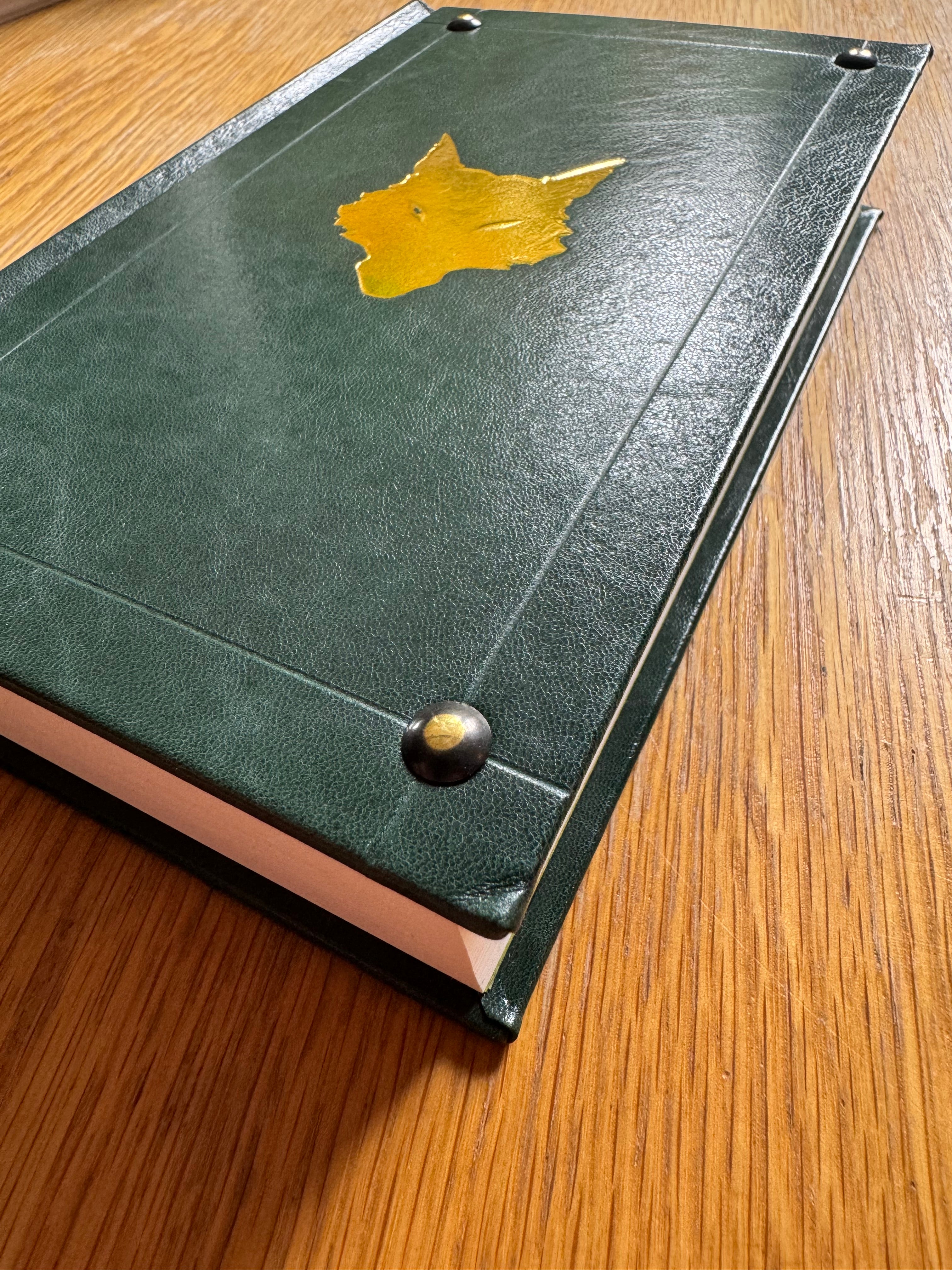 AUCTION: 1 of 10. Lone Wolf: Flight From The Dark. Special Hand-bound Leather Edition.