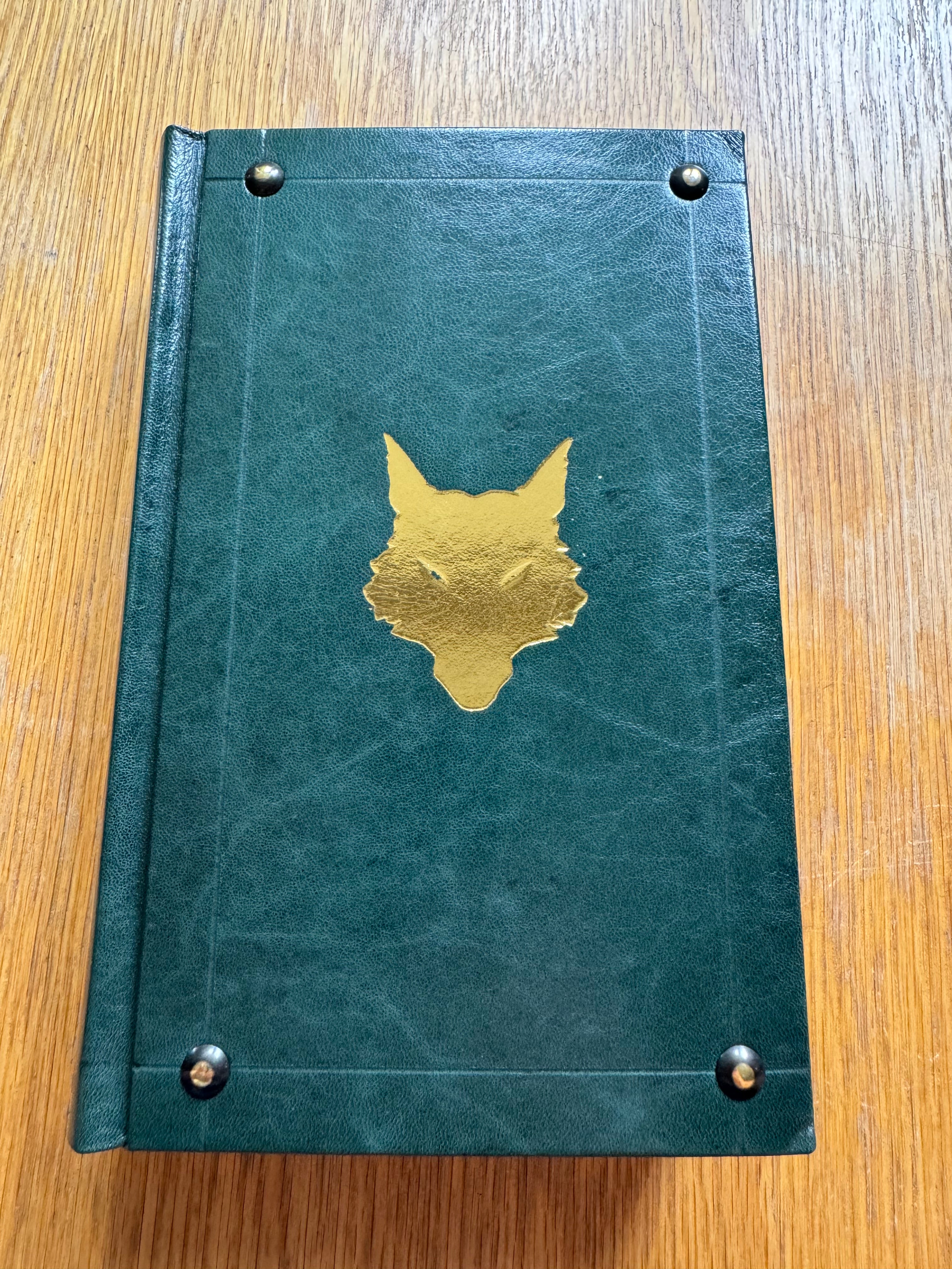 AUCTION: 1 of 10. Lone Wolf: Flight From The Dark. Special Hand-bound Leather Edition.