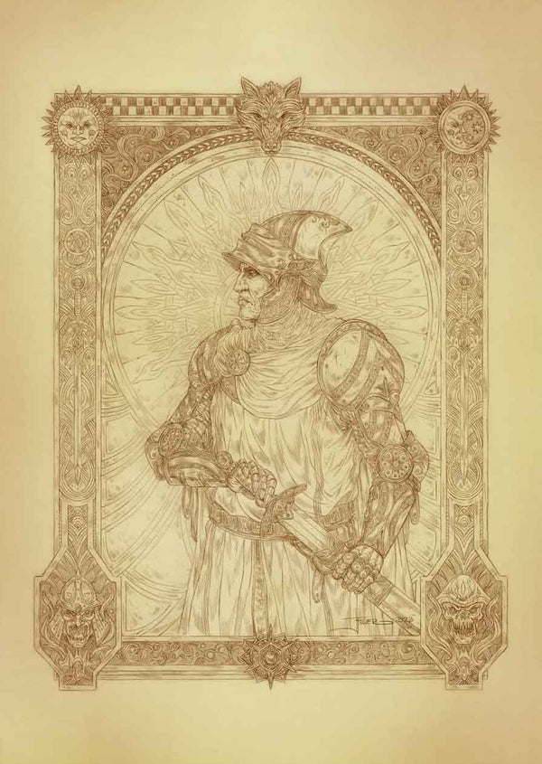 Kai Series Sepia Portrait - Lord Axim of Ryme