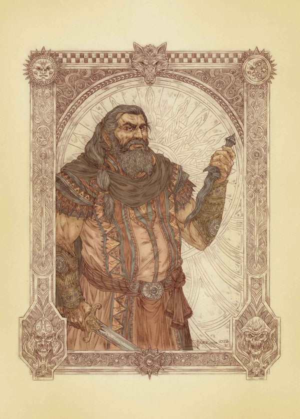 Barraka — Colour portrait by J. E. Fuller