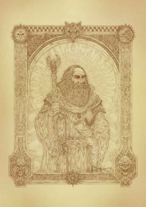 Loi-Kymar — Sepia portrait by J. E. Fuller