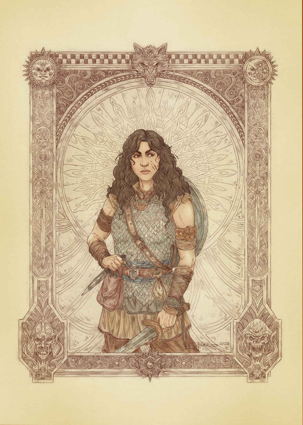 Viveka — Colour portrait by J. E. Fuller