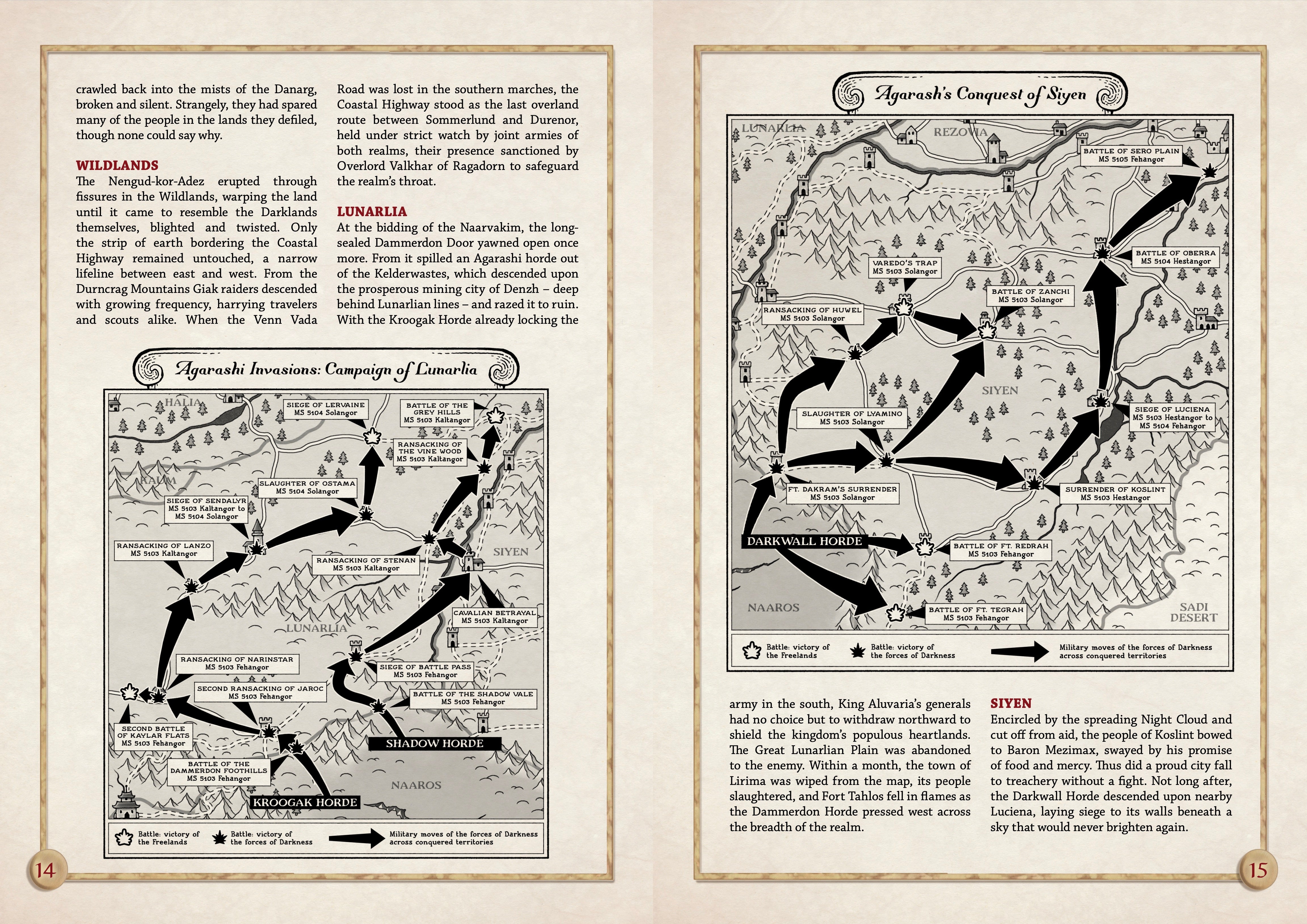 The New Age of War: Timeline to Light of the Kai
