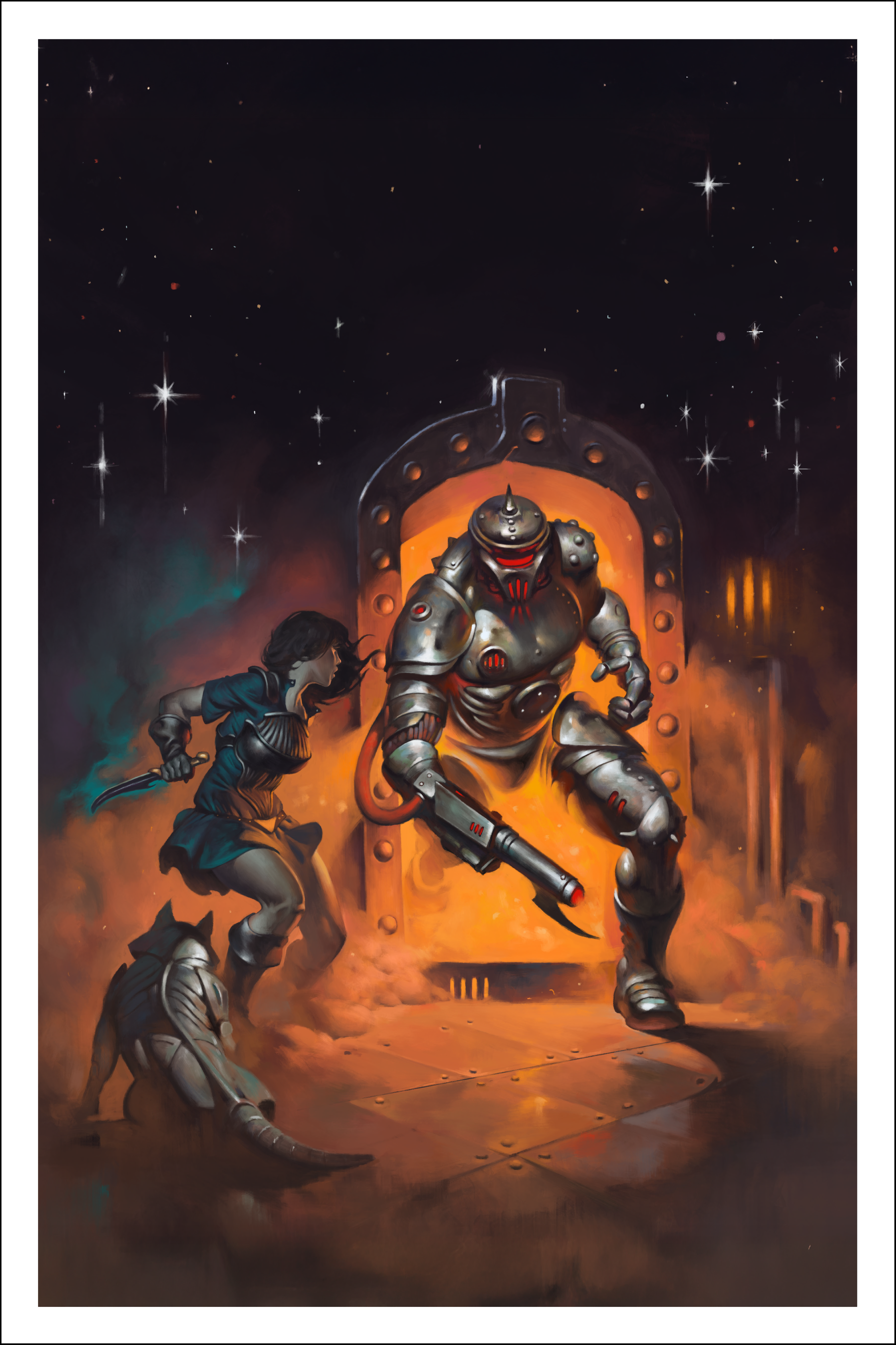 Chronicles of Magnamund - Twilight's Edge Unframed Fine Art Print