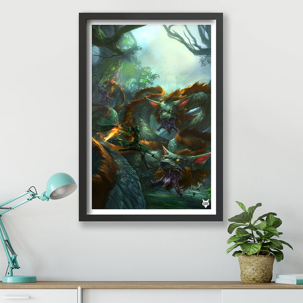 The Plague Lords of Ruel Framed Fine Art Print