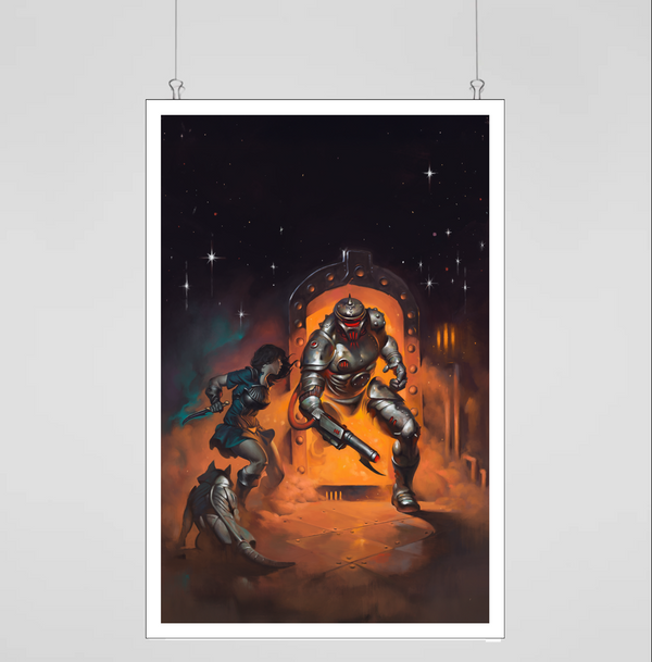 Chronicles of Magnamund - Twilight's Edge Unframed Fine Art Print