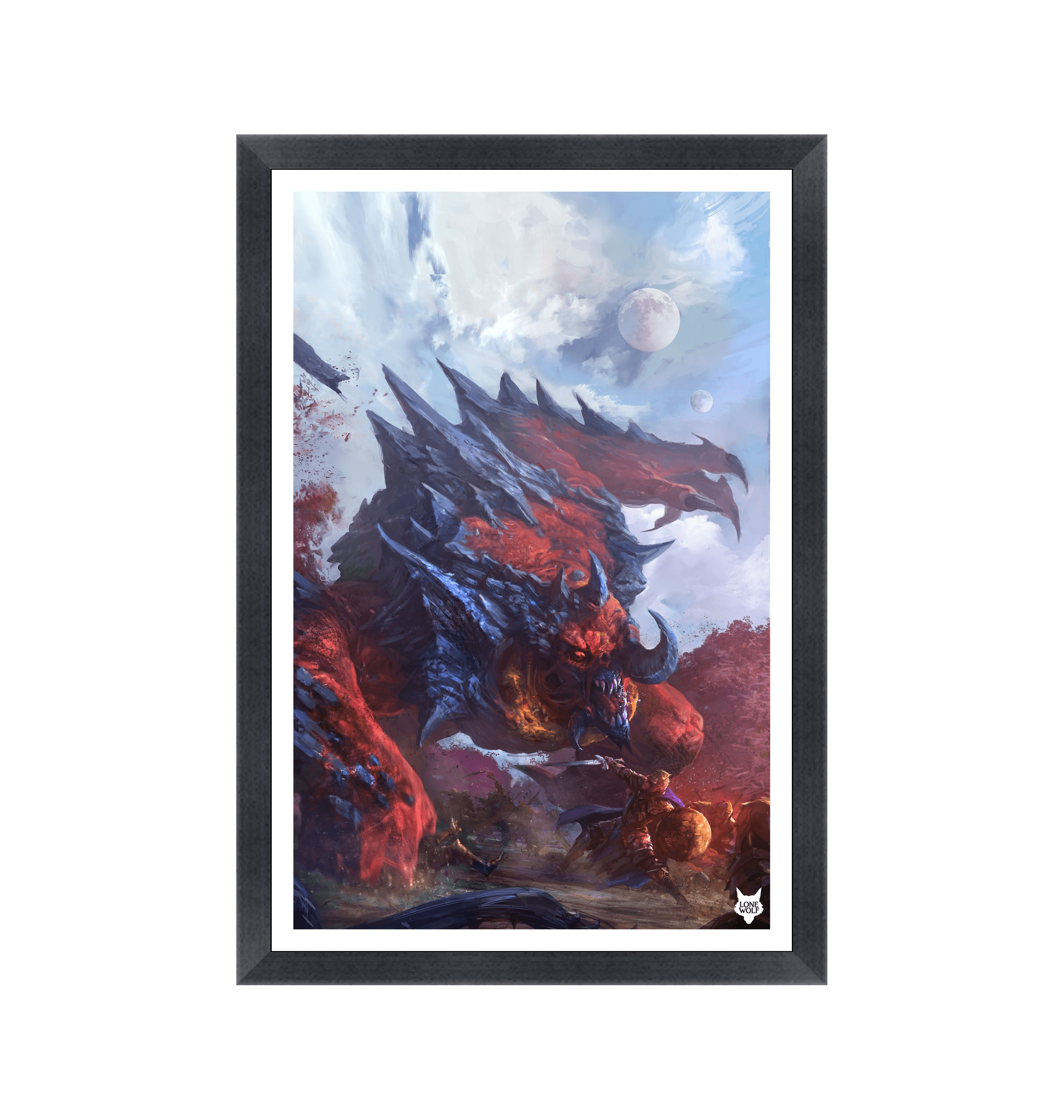 Black Frame Fine art print Front