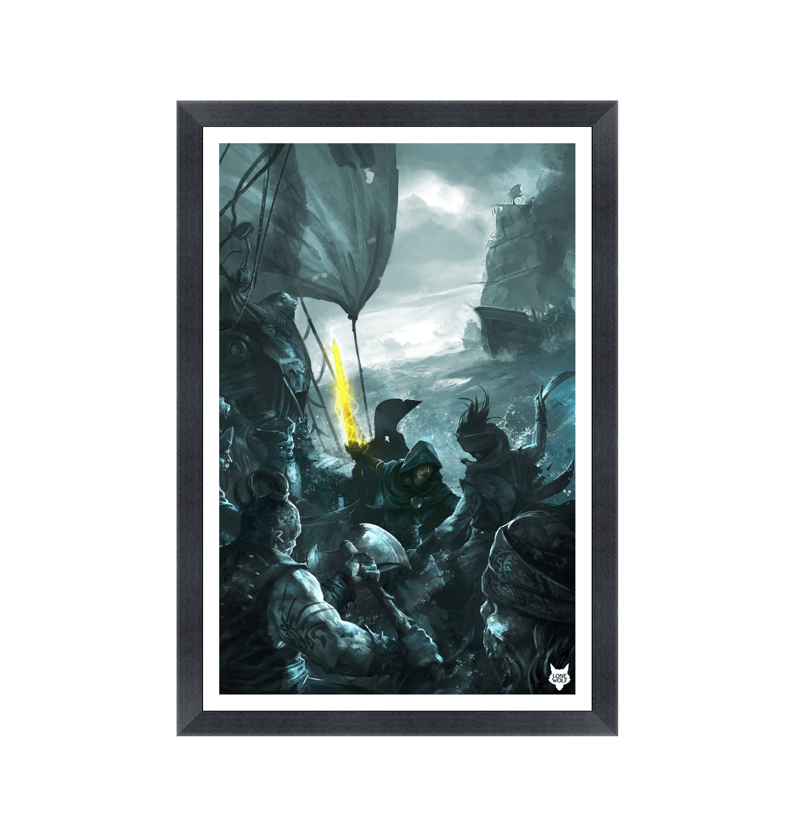 Black Frame Fine art print Front