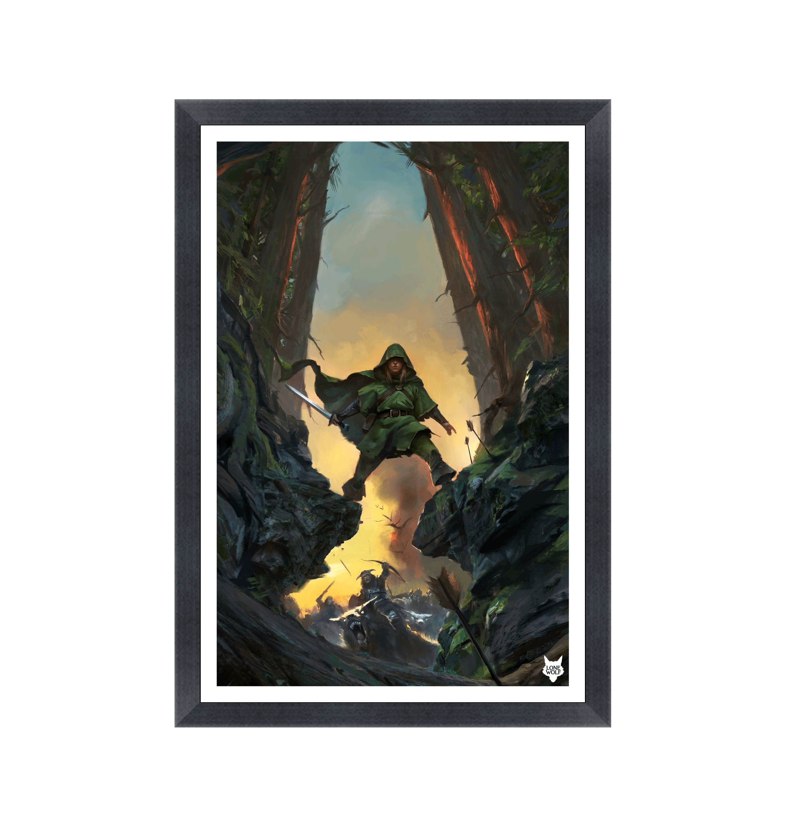 Black Frame Fine art print Front