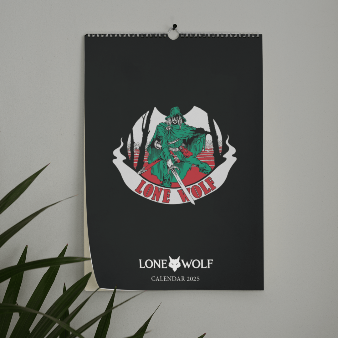 As Shown Lone Wolf 2025 Calendar