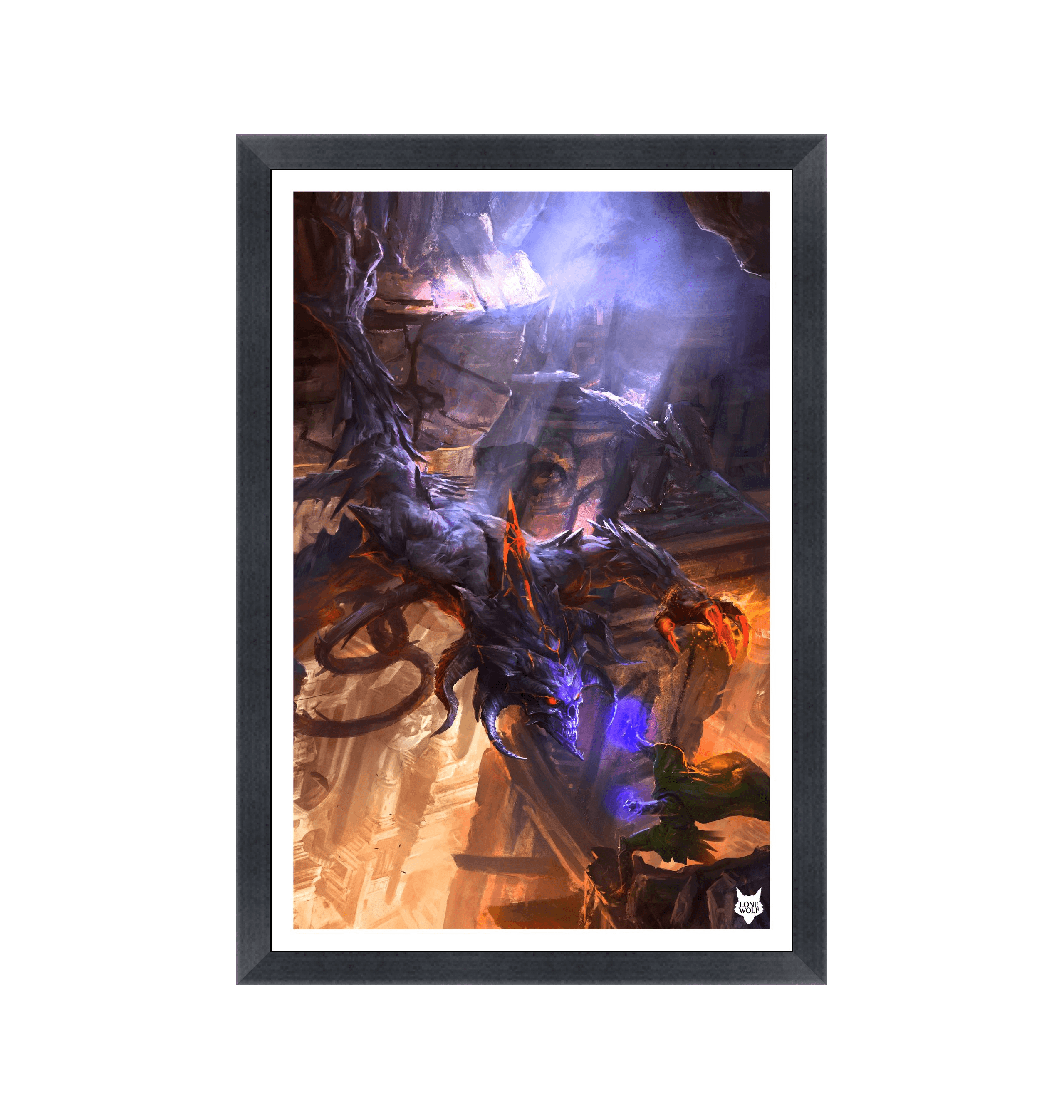 Black Frame Fine art print Front