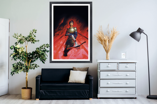 Chronicles of Magnamund - Forge of Shadows Framed Fine Art Print
