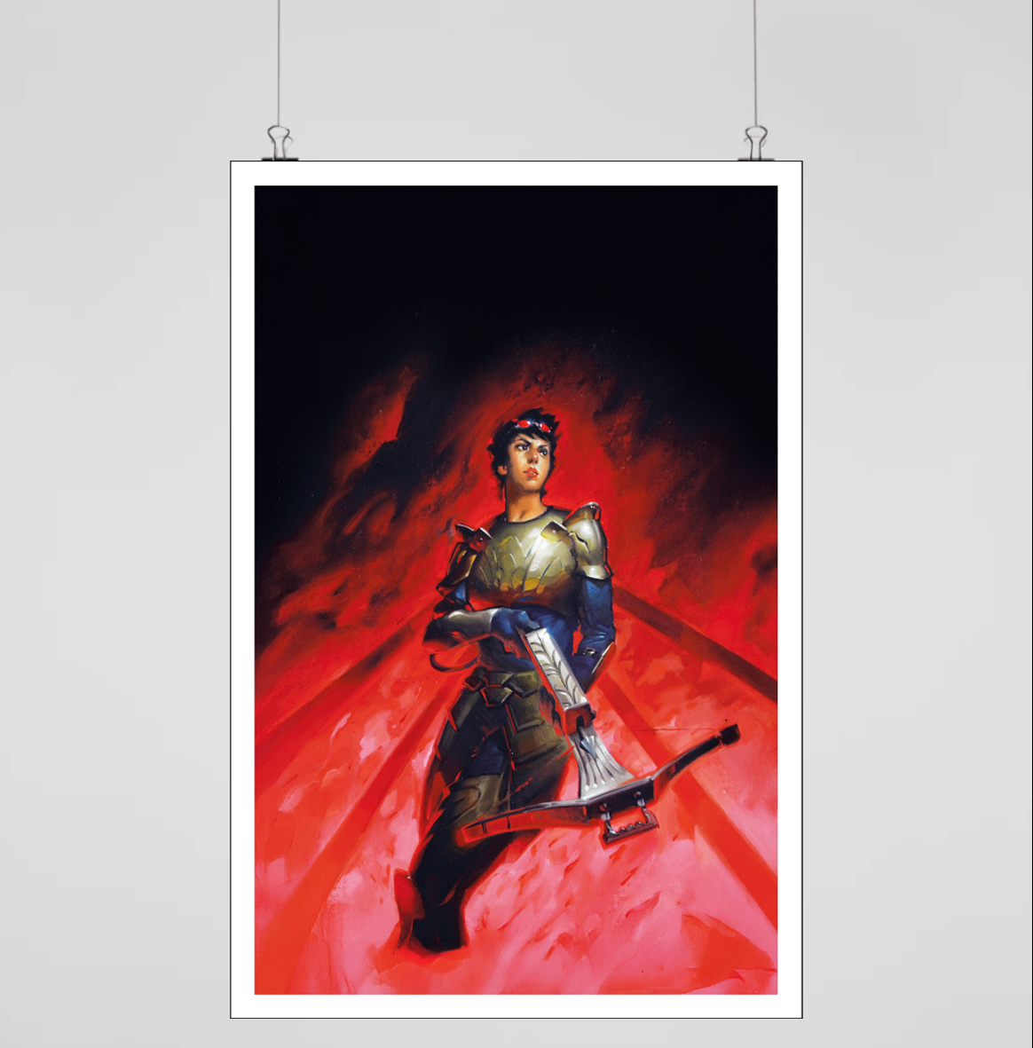 Chronicles of Magnamund - Forge of Shadows Unframed Fine Art Print