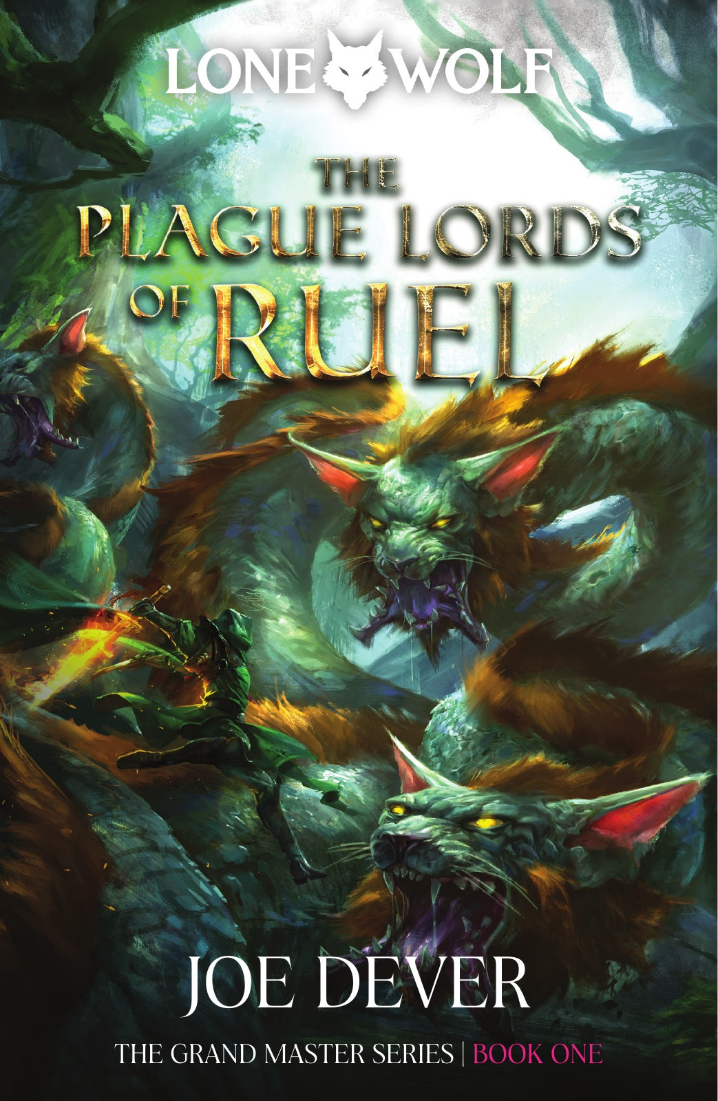 The Plague Lords of Ruel, Lone Wolf book 13 paperback cover