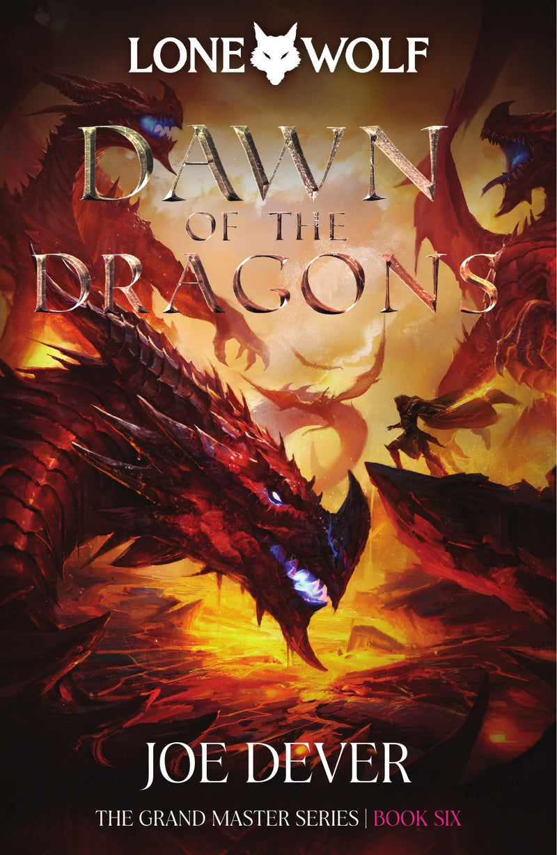 Dawn of the Dragons, Lone Wolf book 18 paperback cover