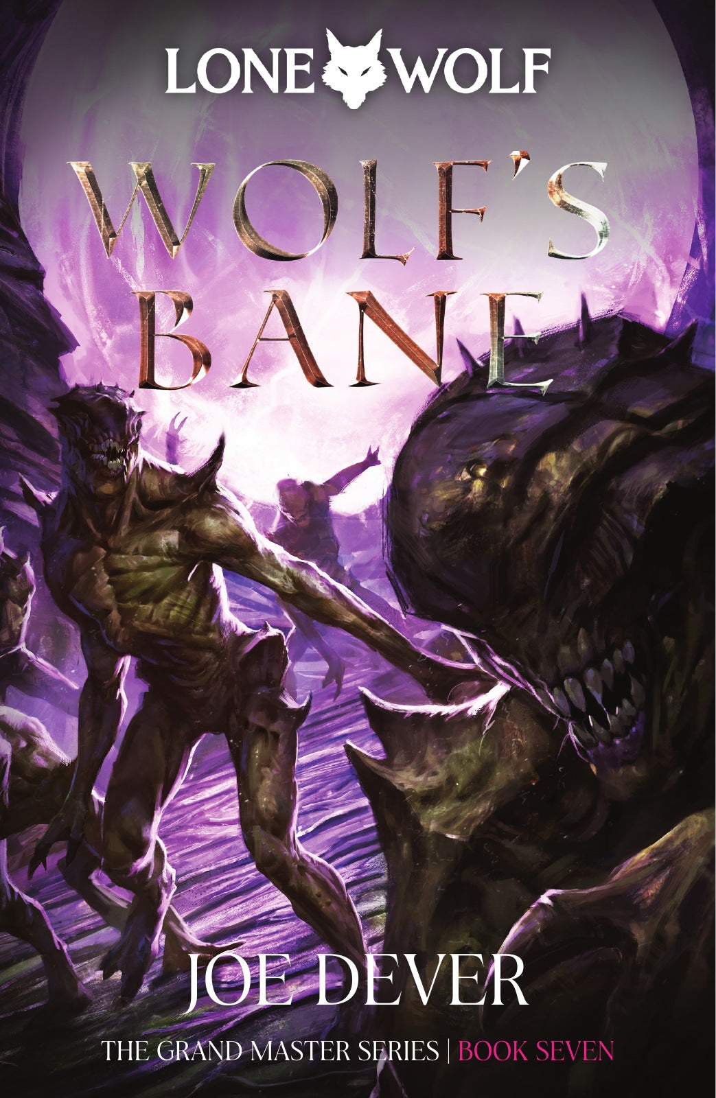 Wolf’s Bane, Lone Wolf book 19 paperback cover