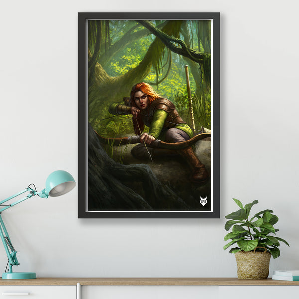 Lone Wolf: Autumn Snow - Slaves of the Mire Framed Art Print