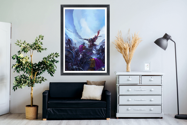 The Darke Crusade Fine Art Print Framed