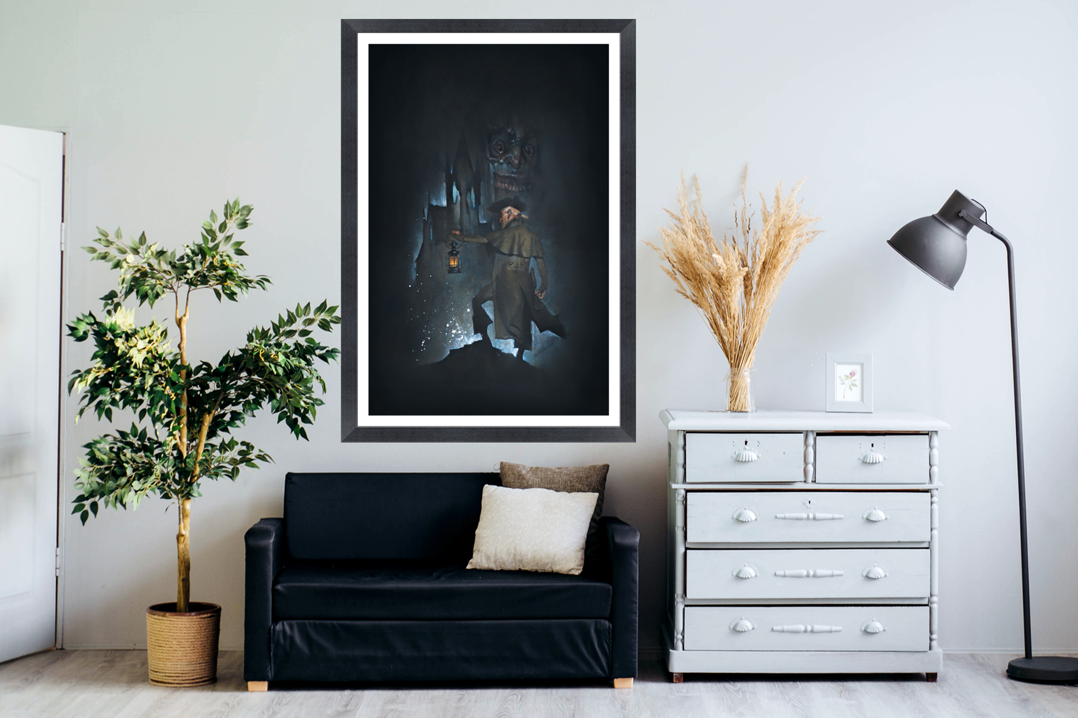 Chronicles of Magnamund - The Weeping Place Framed Fine Art Print