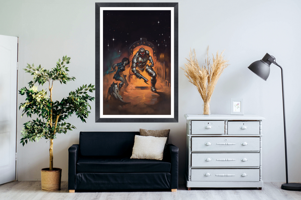 Chronicles of Magnamund - Twilight's Edge Framed Fine Art Print