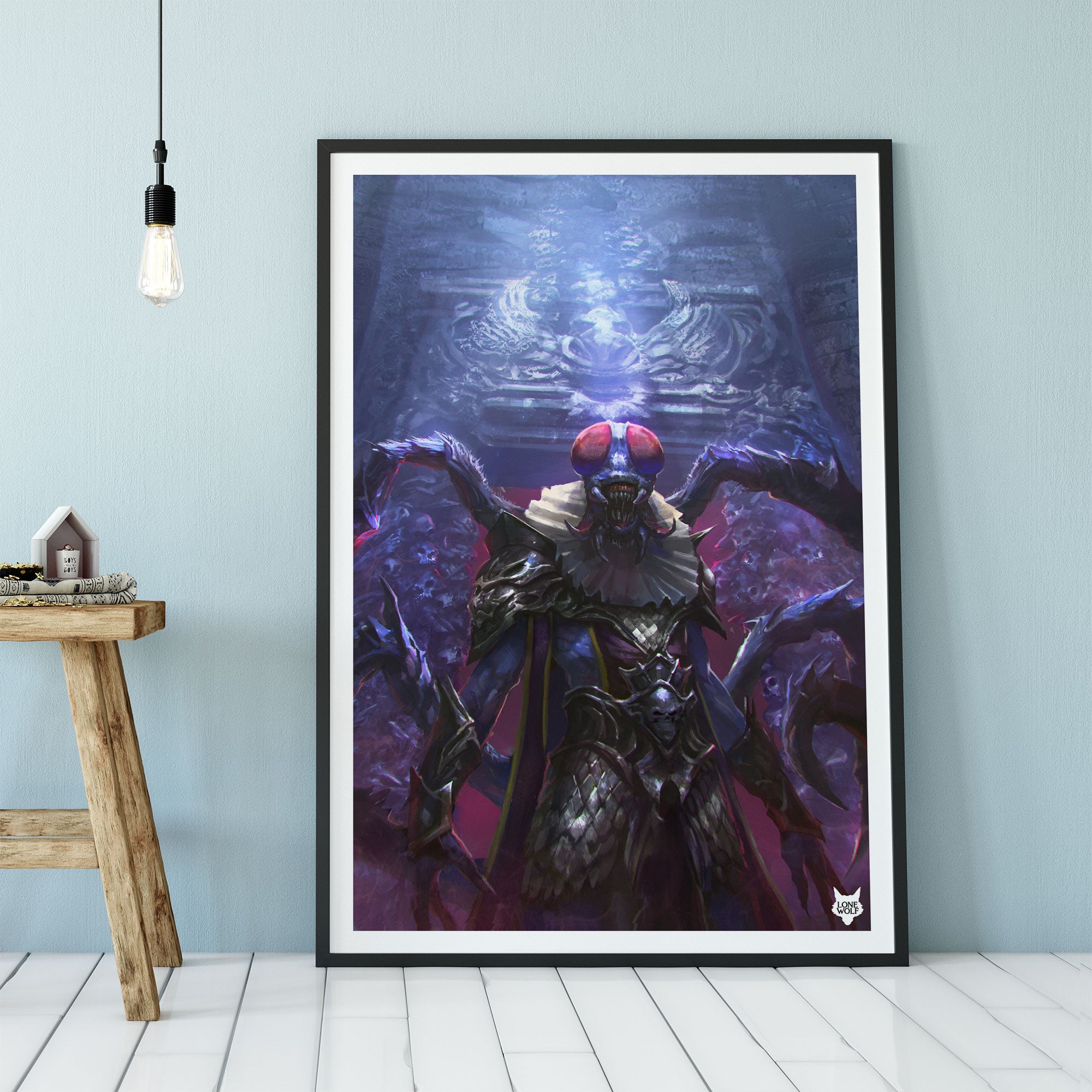 The Masters Of Darkness Framed Art Print