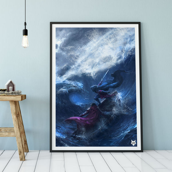 The Storms Of Chai Framed Fine Art Print