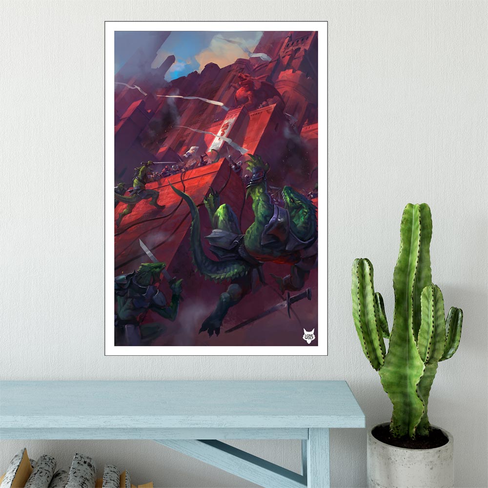 Rune War Fine Art Print – Magnamund - Holmgard Press