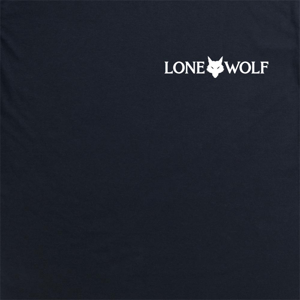 Lone Wolf Logo - Black T Shirt